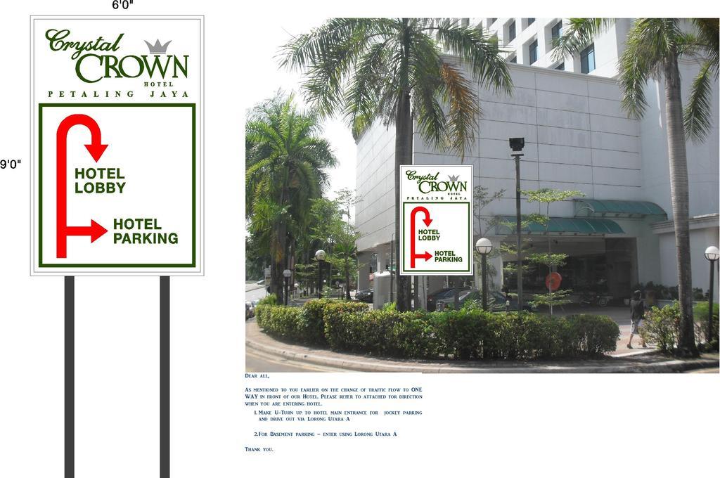 Crystal Crown Hotel Petaling Jaya Exterior foto